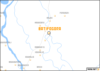 map of Batifogora