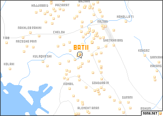 map of Baţīʼī