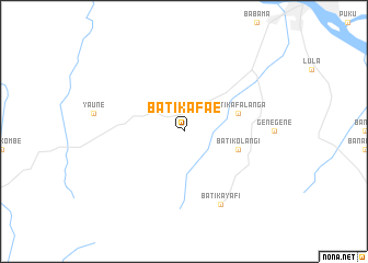 map of Batikafae