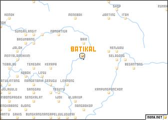 map of Batikal