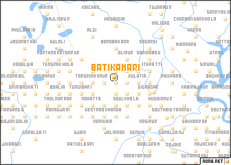 map of Bātikāmāri