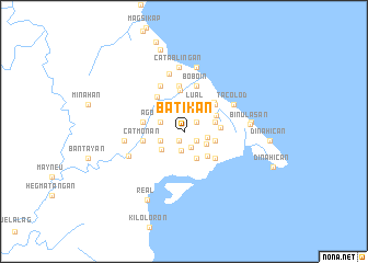 map of Batikan