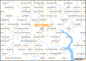 map of Bātikhāli