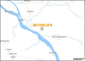 map of Batikolefa