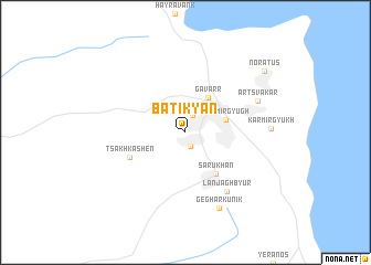 map of Batikyan