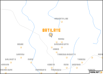 map of Batilaye