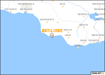 map of Batiliman