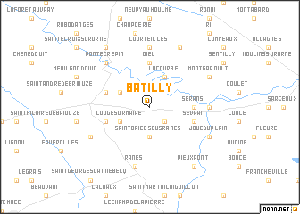 map of Batilly