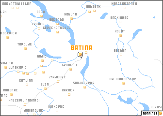 map of Batina