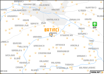 map of Batinci