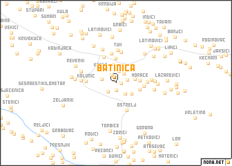 map of Batinica