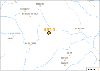 map of Baţīn