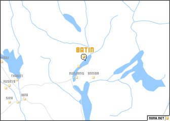 map of Baţīn