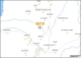 map of Batīr