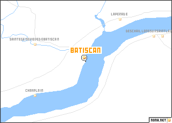 map of Batiscan