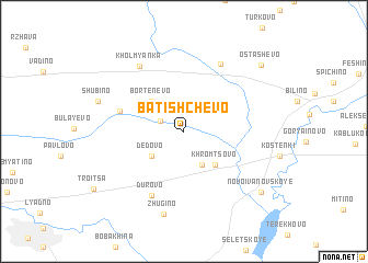 map of Batishchevo