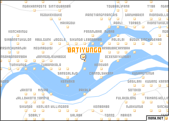 map of Bati Yungo