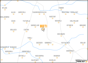 map of Batı