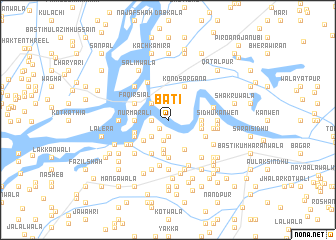 map of Bāti