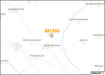 map of Batkak