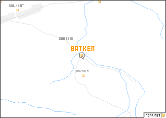 map of Batken