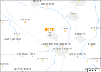 map of Batʼki