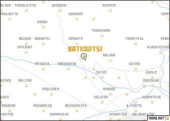 map of Batkovtsi