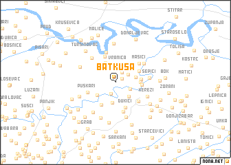 map of Batkuša