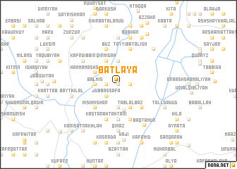 map of Batlāyā