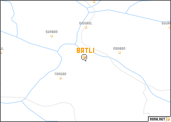 map of Bātlī