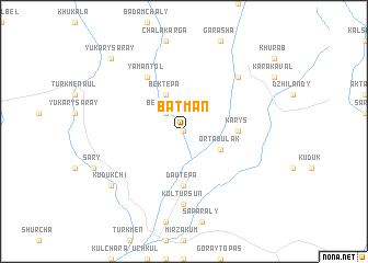 map of Batman