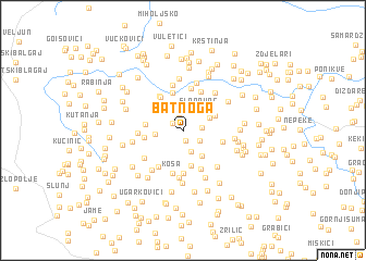 map of Batnoga