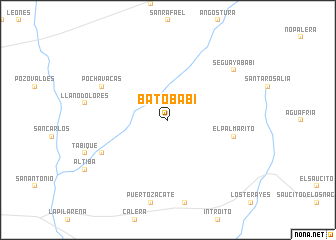 map of Batobabi