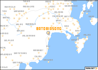 map of Bato Biasong