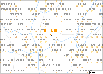 map of Batoma