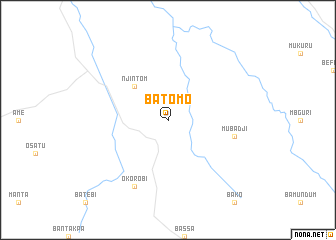 map of Batomo