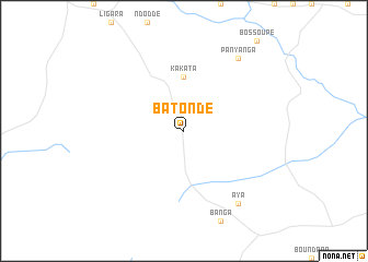 map of Batondé