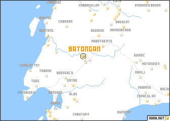 map of Batongan