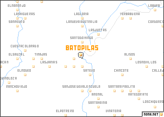 map of Batopilas