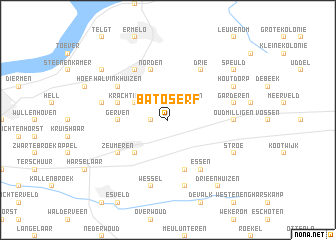 map of Batoʼs Erf