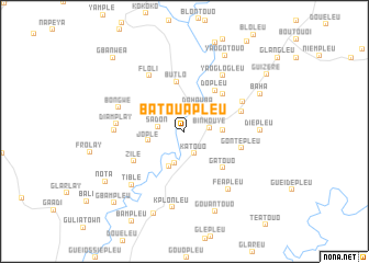 map of Batouapleu