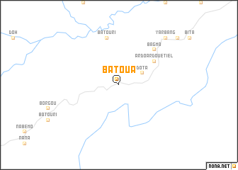 map of Batoua