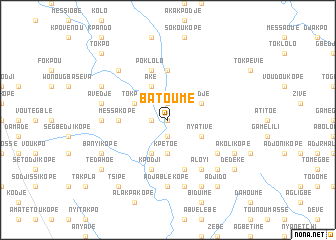 map of Batoumé