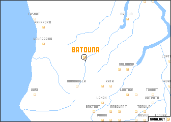 map of Batouna