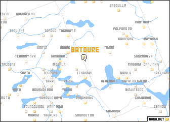 map of Batouré