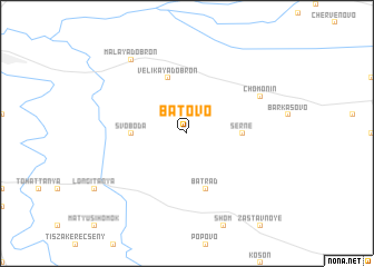 map of Batʼovo