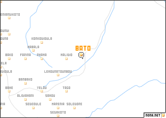 map of Bato