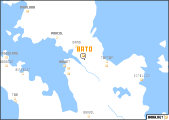 map of Bato