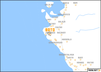 map of Bato