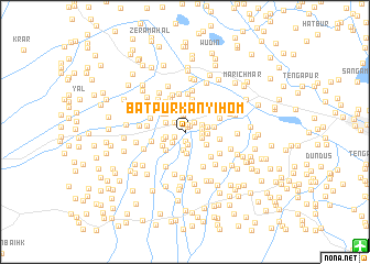 map of Batpūr Kānyīhom